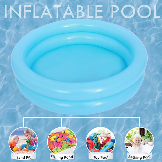 Summer Baby Inflatable Swimming Pool Portable Kids Outdoor Paddling Infant Pool 60Cm round Children Bath Room Swimming Ring Toys