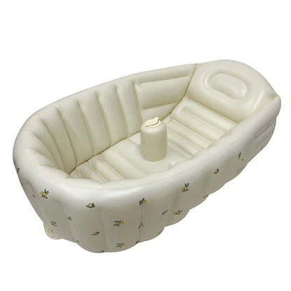 Cartoon Pattern Bathtub 90X55X30Cm Foldable PVC Indoor Swimming Pool for Infants Summer Kids Water Fun Game