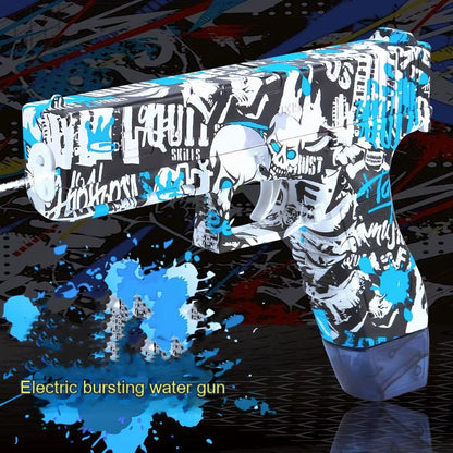 New Summer Water Guns Electric Pistol Shooting Toy Full Automatic Outdoor Beach Gun Summer Water Toy for Kids Boys Girls Adults