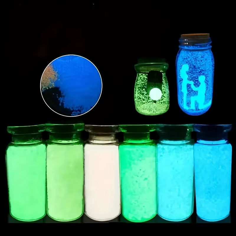 10000Pcs 3-5Mm Luminous Sand Glow in Dark Pebbles Stone Home Garden Yard Outdoor Path Lawn Decorations Fish Tank Aquarium Decor