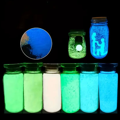 10000Pcs 3-5Mm Luminous Sand Glow in Dark Pebbles Stone Home Garden Yard Outdoor Path Lawn Decorations Fish Tank Aquarium Decor