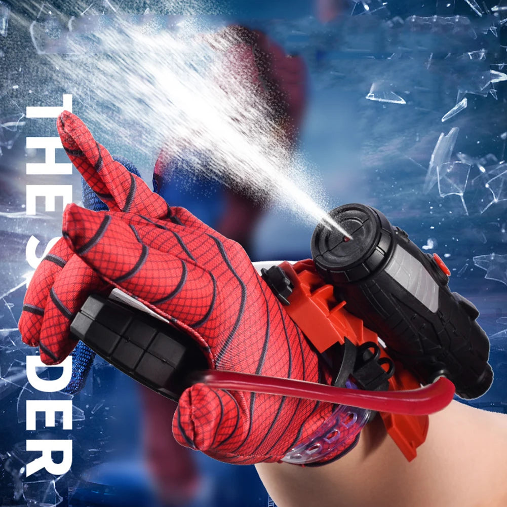 Spider Web Shooters Toy Superhero Squirt Guns Summer Outdoor Toys Wrist Water Sprayer Toy for Kids Adults