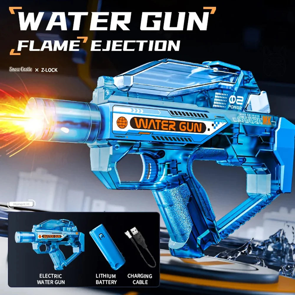 New Electric Water Guns for Adults Powerful Squirt Automatic Water Water Blasters Summer Outdoor Beach Toy for Boy