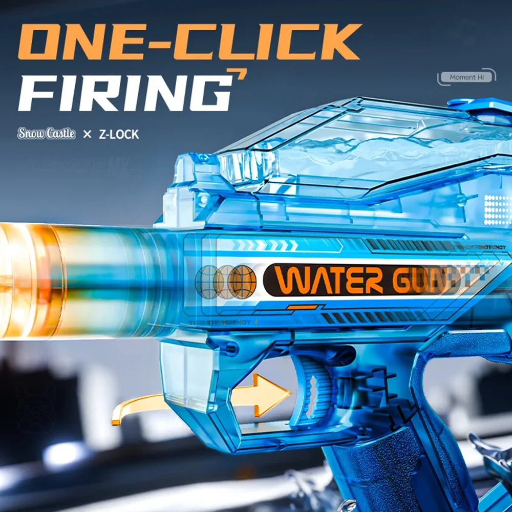 New Electric Water Guns for Adults Powerful Squirt Automatic Water Water Blasters Summer Outdoor Beach Toy for Boy