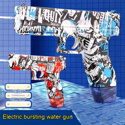 New Summer Water Guns Electric Pistol Shooting Toy Full Automatic Outdoor Beach Gun Summer Water Toy for Kids Boys Girls Adults