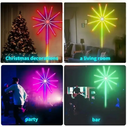Smart LED Ambient Light RGB Sound Pickup Esports Lamp Remote Control APP Rhythm Holiday Party Christmas Wall Decor Lights Strip