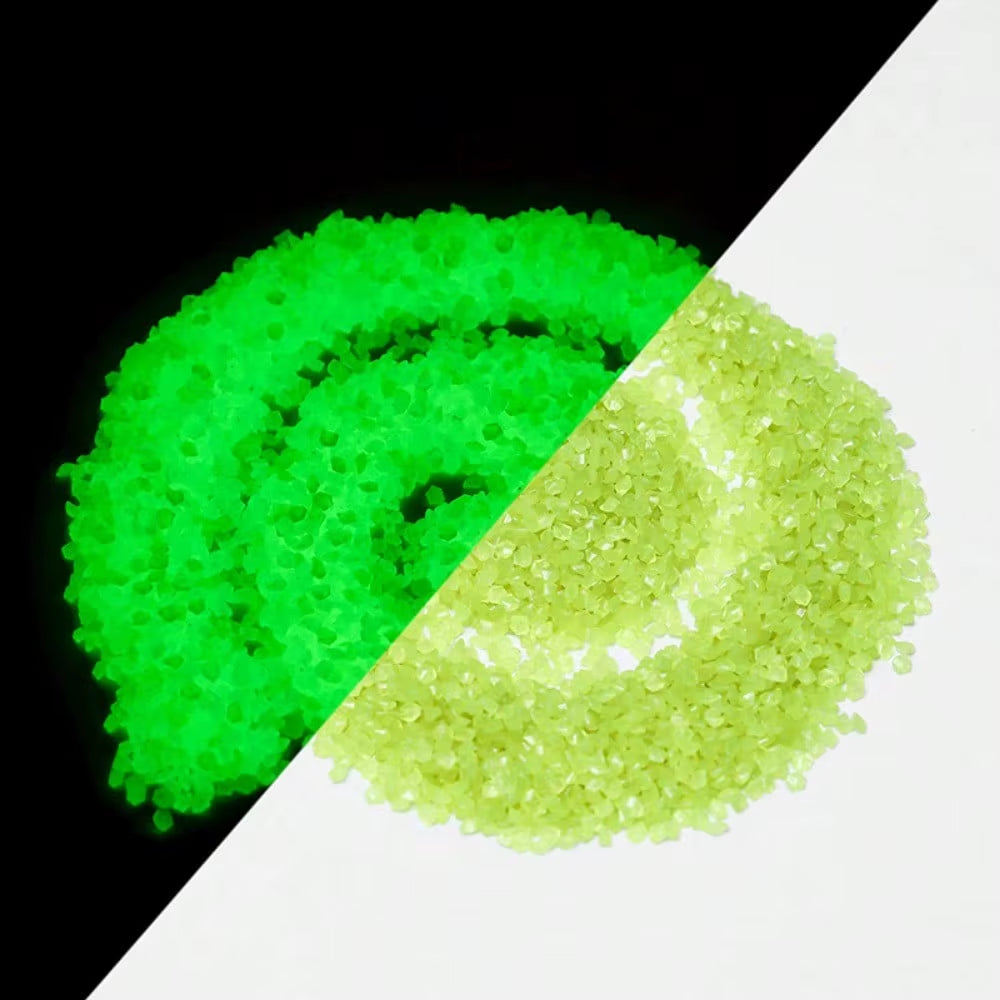 10000Pcs 3-5Mm Luminous Sand Glow in Dark Pebbles Stone Home Garden Yard Outdoor Path Lawn Decorations Fish Tank Aquarium Decor