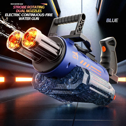 Voice Control Water Gun Automatic Electric Pistol Large-Capacity Backpack Watergun Outdoor Beach Games for Adult Kids Children