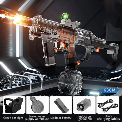 Unleash the Fun with Our Electric Water Gun – High-Pressure, LED Light Effects, and Long-Range Shooting!