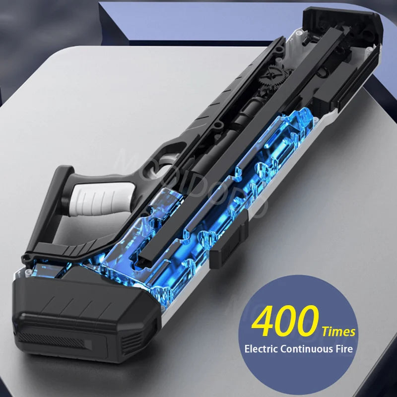 Unleash the Fun with the Powerful Electric Water Gun Toy - LED Automatic Water Pistol for Epic Outdoor Battles!