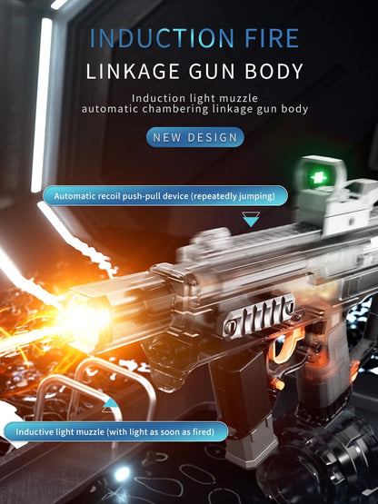 Unleash the Fun with Our Electric Water Gun – High-Pressure, LED Light Effects, and Long-Range Shooting!