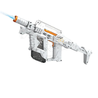 Experience Epic Summer Battles with the Interstellar Victor Auto Water Gun - Rechargeable with Scope, Light & Charger for Kids 6+!