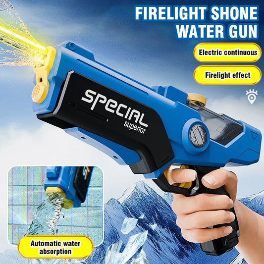Electric Water Gun Automatic Continuous Firing Water Gun Water Absorption Large Capacity Squirt Gun Beach Portable Outdoor Toy