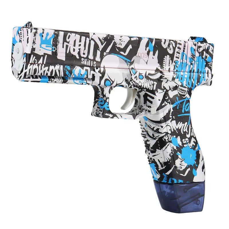 New Summer Water Guns Electric Pistol Shooting Toy Full Automatic Outdoor Beach Gun Summer Water Toy for Kids Boys Girls Adults