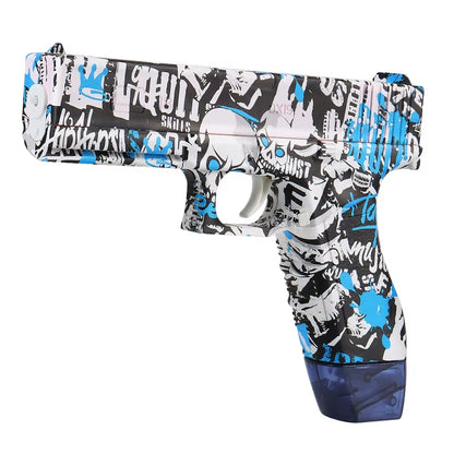 New Summer Water Guns Electric Pistol Shooting Toy Full Automatic Outdoor Beach Gun Summer Water Toy for Kids Boys Girls Adults