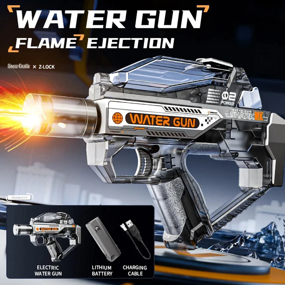 New Electric Water Guns for Adults Powerful Squirt Automatic Water Water Blasters Summer Outdoor Beach Toy for Boy