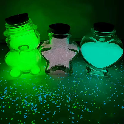 10000Pcs 3-5Mm Luminous Sand Glow in Dark Pebbles Stone Home Garden Yard Outdoor Path Lawn Decorations Fish Tank Aquarium Decor