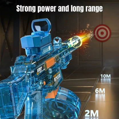 UMP45 Electric Water Gun Full Automatic Submachine with Light Large-Capacity Outdoor Beach Swimming Pool Shooting Game Kid Toy