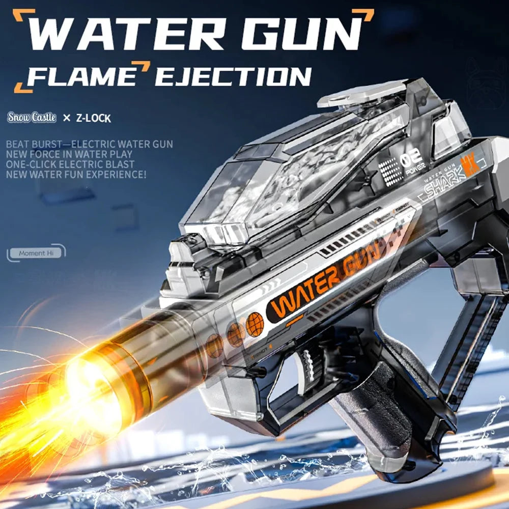 New Electric Water Guns for Adults Powerful Squirt Automatic Water Water Blasters Summer Outdoor Beach Toy for Boy